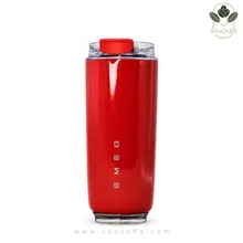 تراول ماگ اسمگ قرمز مدل Smeg-548 گنجایش 480 میلی لیتر-سایز بزرگ